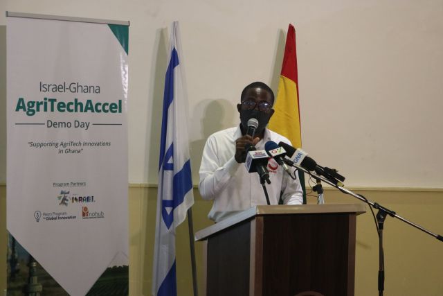 A participant of the Israel-Ghana Agritech Accel Program